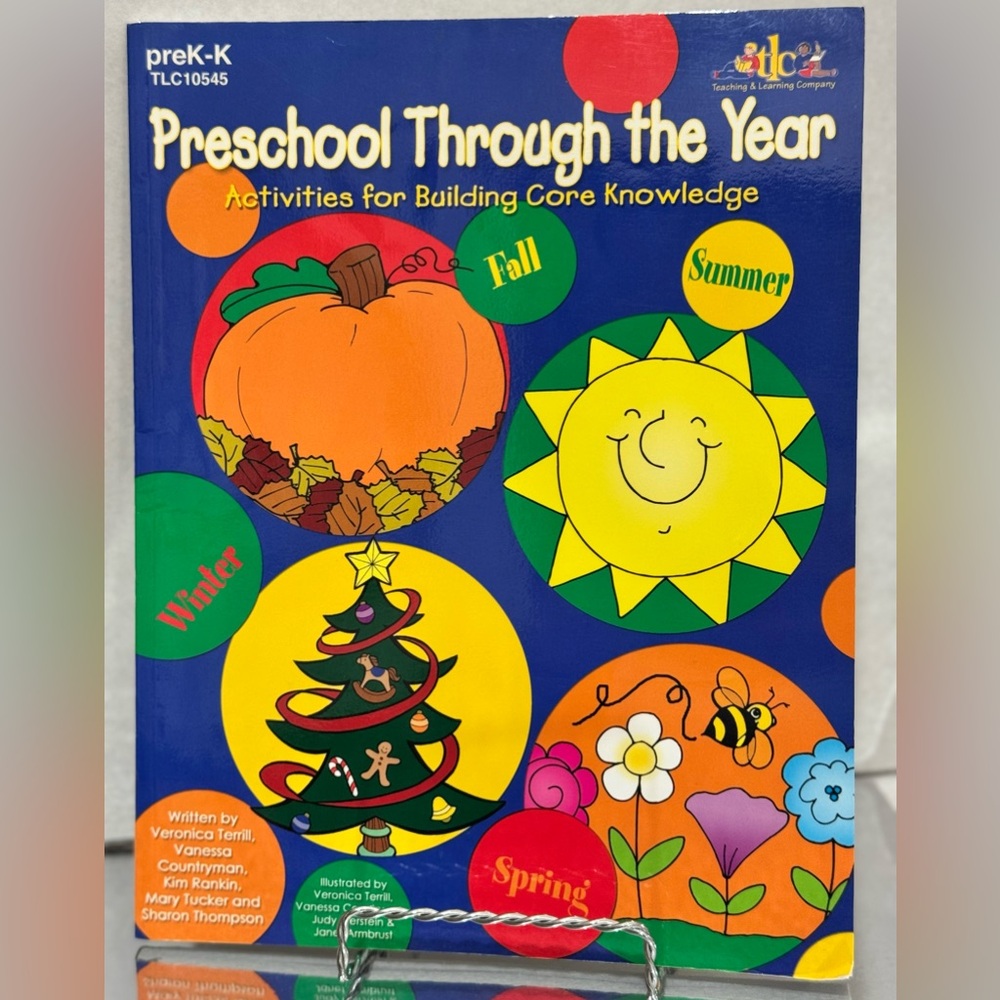 Preschool Through the Year Activities Book - Blue